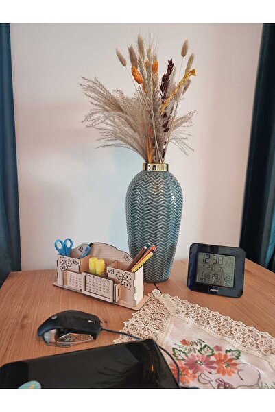 Amco Desk organizer for pencils, pens with calendar 27x7x13 cm