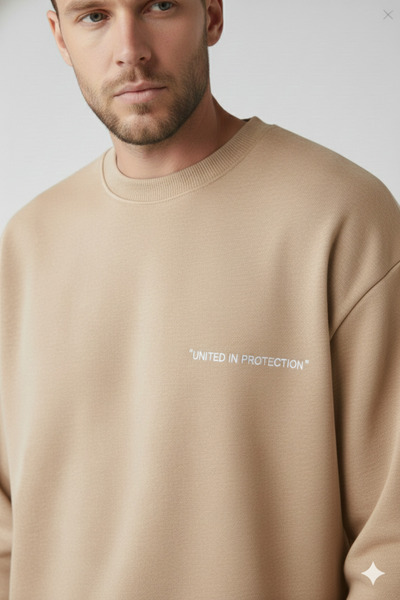 NİCE Ανδρικό σετ αθλητικής φόρμας από βαμβακερό φλις εσωτερικά, χαλαρό και άνετο