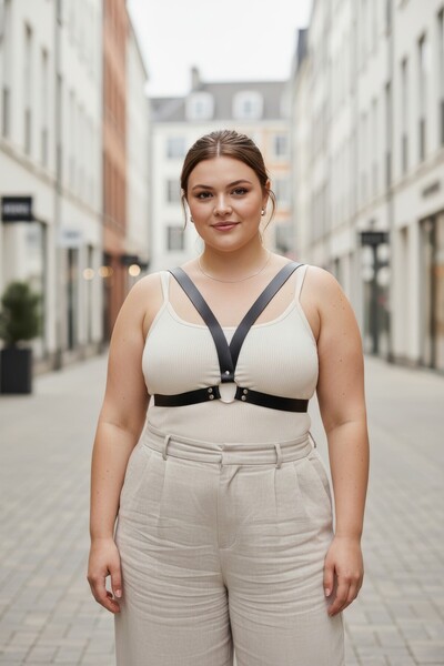 Angels Passion Plus Size Black Women's Belt