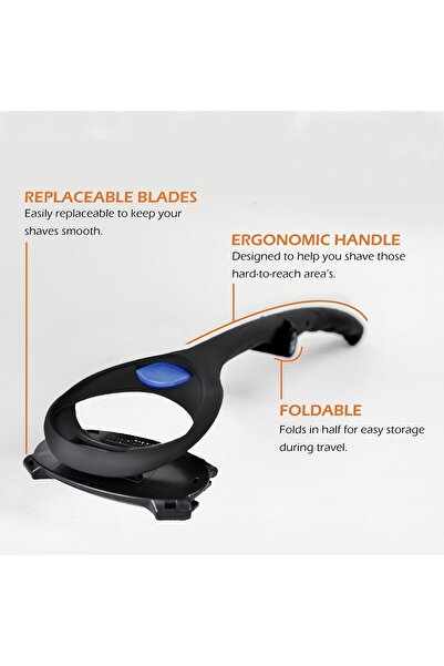 Hope ماكينة حلاقة الظهر للرجال - أداة إزالة شعر الظهر المتميزة بنفسك مع تقنية...