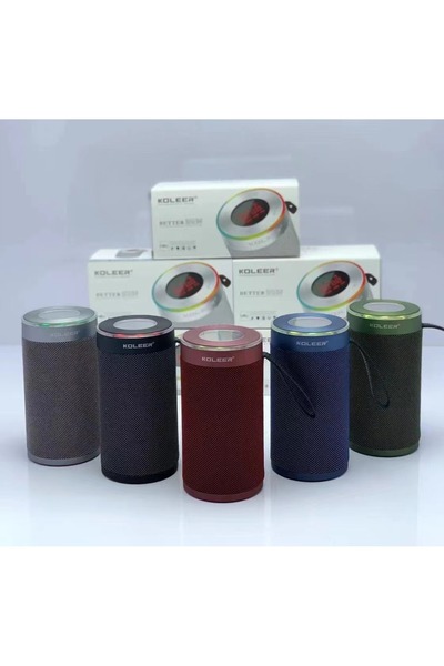 KOLEER Bluetooth Led Light Speaker Super Bass Stereo Sound Wireless Speaker- S817