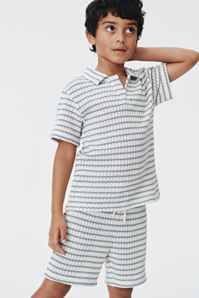 H&M 2 Parçalı Tekstüre Triko Set