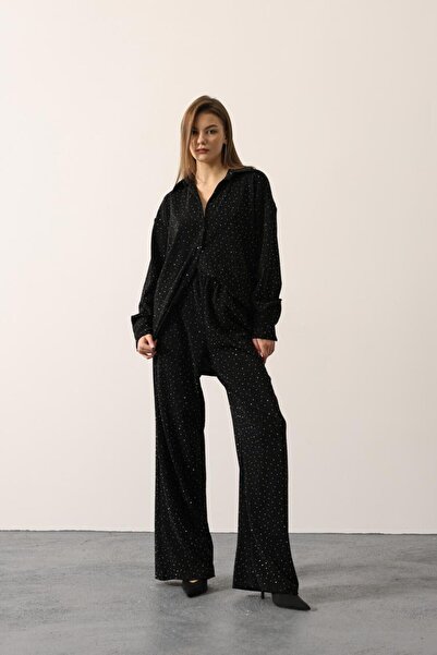 Opera Stone Detailed Shirt Suit