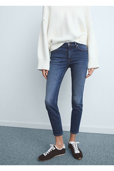 MANGO Woman Orta belli skinny jean pantolon