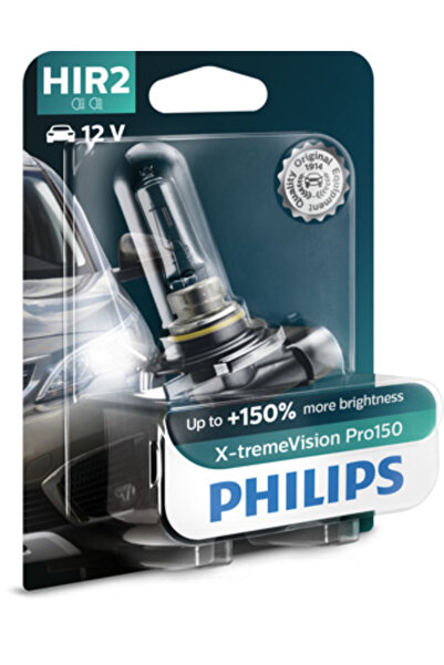 Philips HEADLIGHT BULB HIR2 PX22D 55W 12V X-TREME VISION PRO150