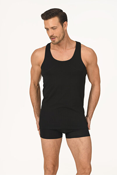 NBB -5"li erkek u yaka sırt detaylı sporcu atleti pamuklu.gv