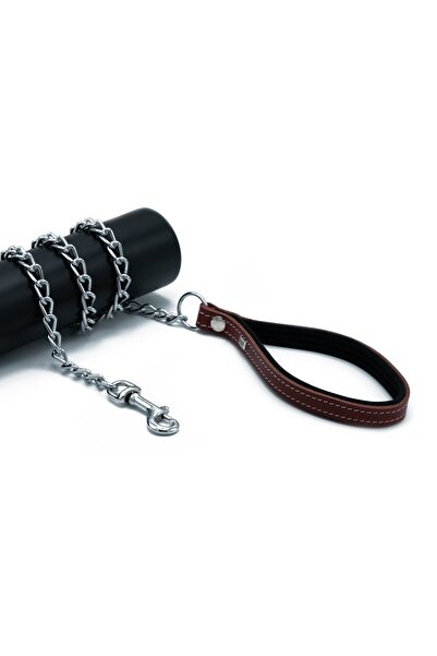 Doggie طوق جلدي مريح للكلاب TR-أحمر-متوسط-4.5x80 سم