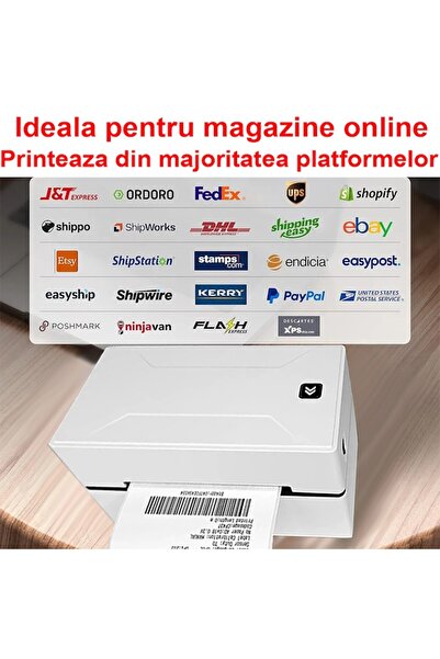 OptimStar Thermal label and AWB printer, 110 mm paper, 203 DPI, 150 mm/s, Bluetooth, USB, White