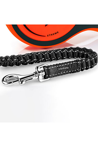 Flexi Xtreme Şerit Otomatik Köpek Gezdirme Tasması TR-Small-5 Mt-Kırmızı/Siyah