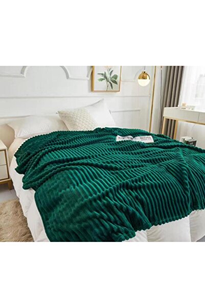 FANE Fluffy cocolino blanket, 200x230cm, striped pattern