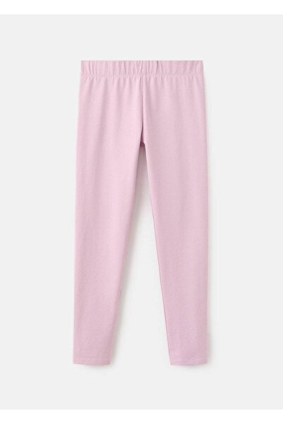 MANGO Kids Basic pamuklu tayt