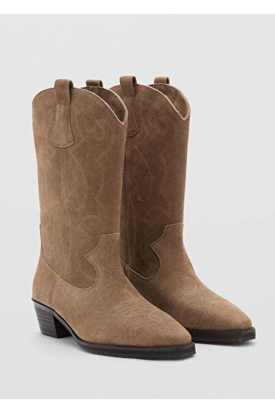 Mango Teen Kovboy tarz deri bot