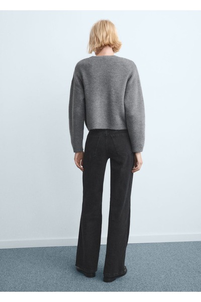 MANGO Woman Danila wide leg yüksek belli jean