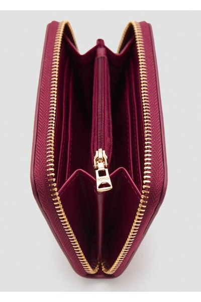 MANGO Woman Safiano görünümlü cüzdan