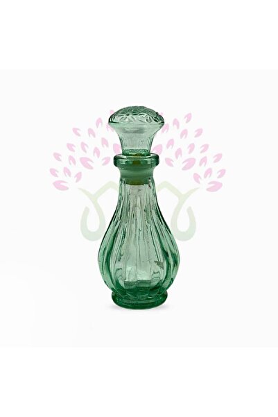 maysam جرة زيت عطر كريستالية عتيقة مع سدادة زجاجية (أخضر)