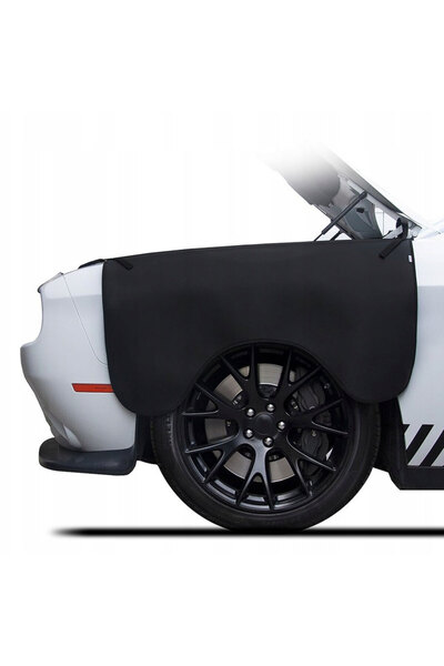 Mega Drive Husa Protectie Caroserie Laterala Piele Ecologica 3 Straturi Negru