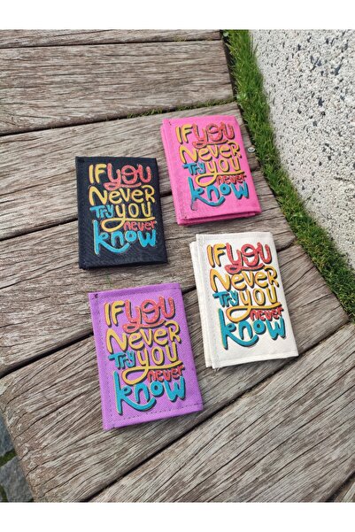 JANJAN Portofel sport, portofel unisex cu velcro, fermoar, breloc, compartiment pentru monede, portofel din material textil