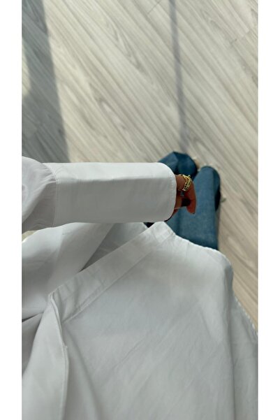 Lady Pixie K Double-Breasted Shirt with Inside Tie Detail