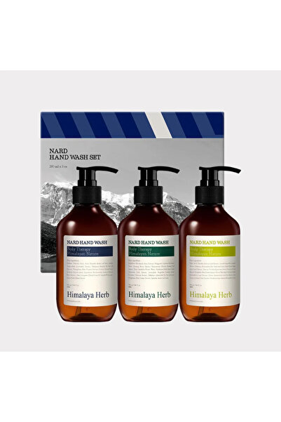 Nard Himalaya Herb Sapun Lichid SET (Aroma de Lavender Musk, Tea Tree Rosemary, Lemon Mint) 3*280ml