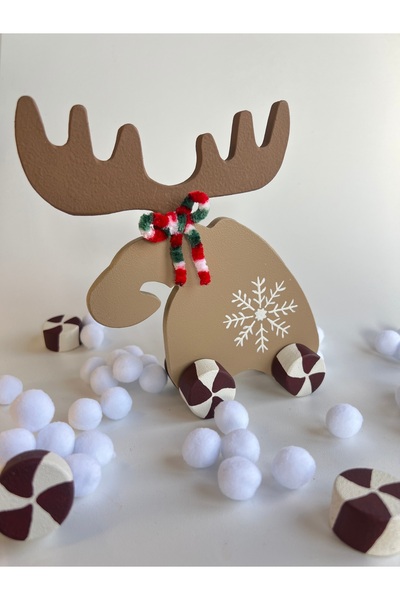 Gra Baby Accessories Wooden Toy Car Christmas Reindeer