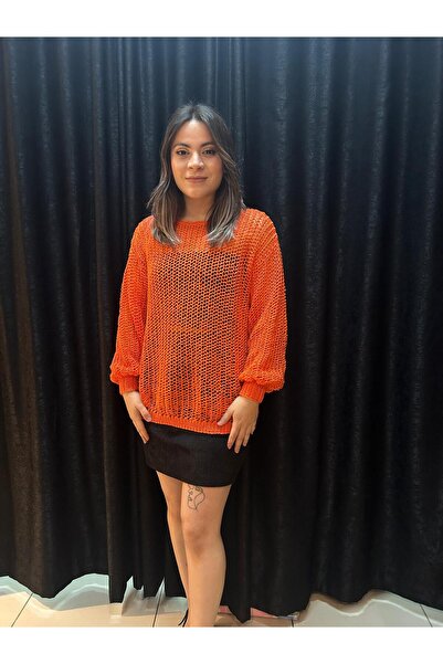 Elit Butik Hand-Knitted Fishnet Sweater