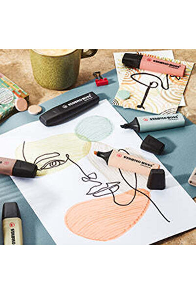 Stabilo Boss Original NatureCOLORS Highlighters, 8 colors (blister)