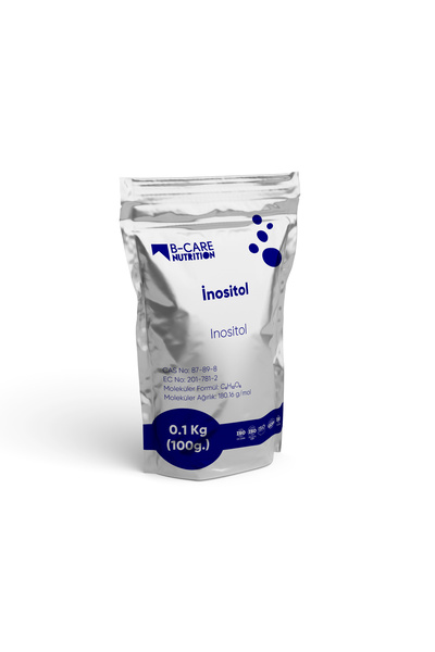 B-CARE NUTRITION Inositol (Inositol)(Myo-Inositol) Toz Hammadde 0.1 Kg (100g.)