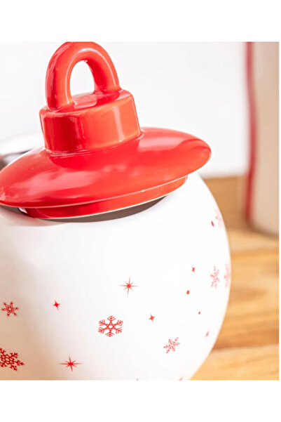 LC Waikiki Lcw Home Mixed Christmas Themed Ceramic Storage Container