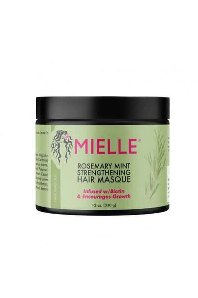 MIELLE ORGANICS CARE قناع ميلي لتقوية الشعر بالروزماري والنعناع 340 جرام