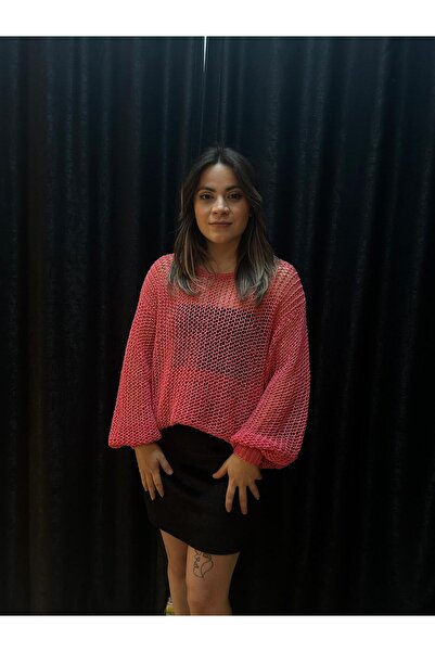 Elit Butik Hand-Knitted Fishnet Sweater