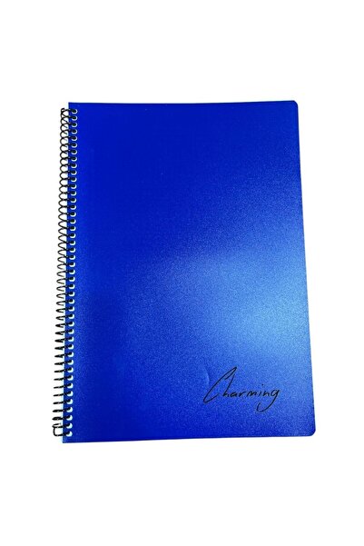 Tokaç دفتر ملاحظات بغلاف حلزوني مقاس A4 مكون من 120 ورقة مربعات Tok-220-أزرق ...