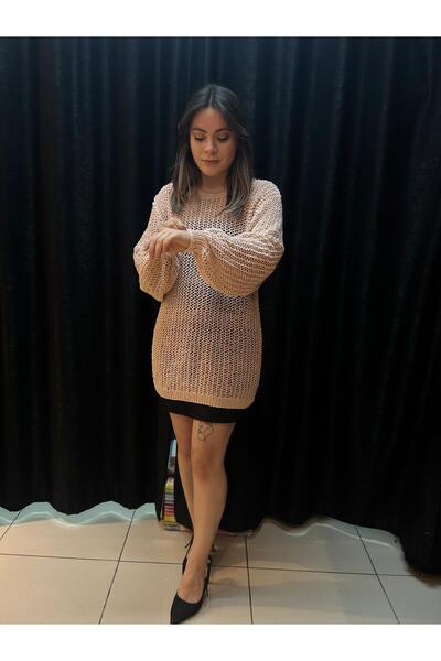 Elit Butik Hand-Knitted Fishnet Sweater