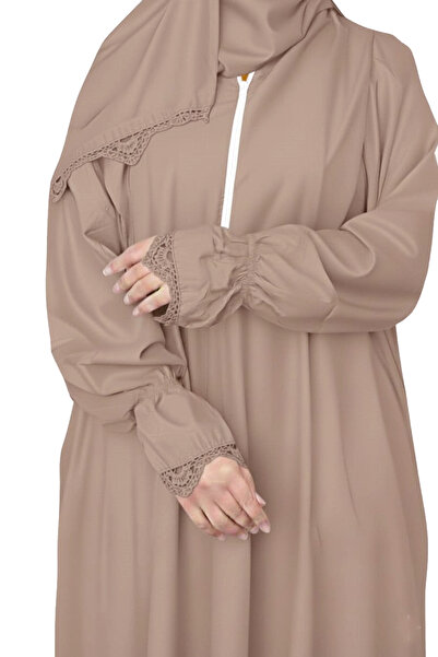 SDD Cool and heavy cotton prayer shawl with attached scarf, wide and comfortable