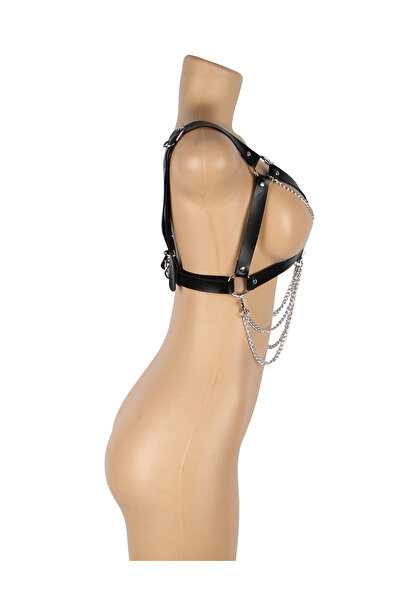 Lingerie and Fashion Style Leather Bra