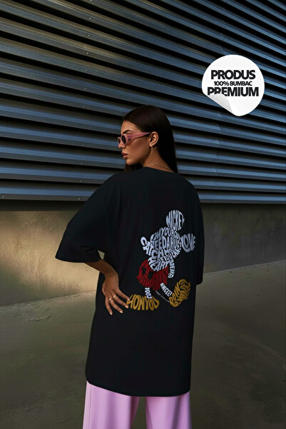 OEM Oversized 100% cotton Mickey Typography T-shirt