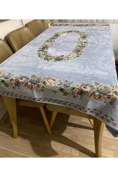 MYHOMEGOBLEN مفرش طاولة منسوج من الشونيل مقاس 140×180