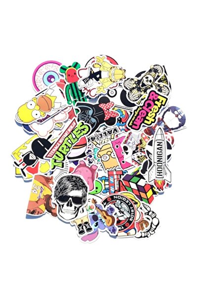 autostickere Set de autocolante / 50 buc. impermeabile „Mai repede, vă rog”