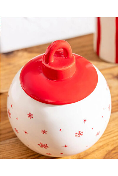 LC Waikiki Lcw Home Mixed Christmas Themed Ceramic Storage Container