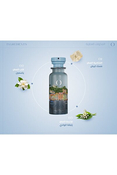 Osma Portofino Perfume - Summer Purity and Soft Freshness / 150ml