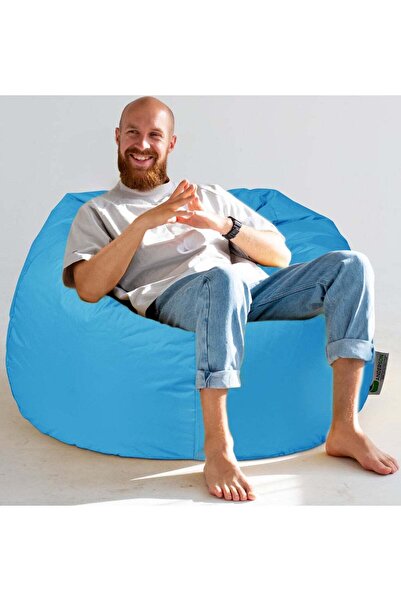 Anderson Large Waterproof Comfortable Beanbag Relaxing Chair - Light Blue