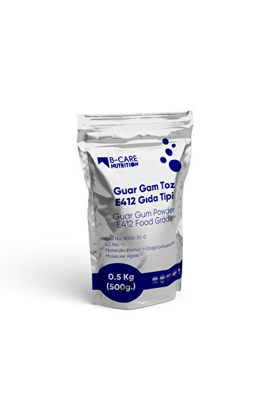 B-CARE NUTRITION Guar Gam Tozu (Guar Gum Powder – Food Grade) Toz Hammadde (G...