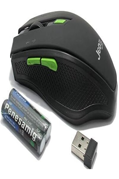 jedel Wireless Optical Gaming Mouse, 800-1600 DPI, USB, DPI Switch - W400