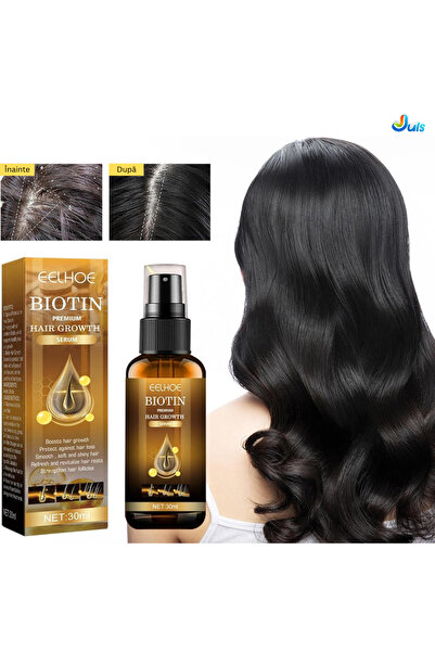 Full Abundance 12 bucati Biotin Hair Serum - Rapid Growth & Strengthening