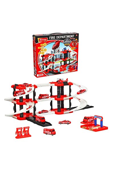 Genel Markalar Hereos Toys Üç Katlı Çift Blok İtfaiye ERN-2027