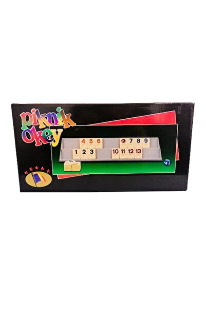 OEM Joc de Remi - Set de călătorie cu suporturi din plastic