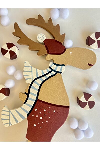 Gra Baby Accessories Wooden Toy Christmas Male Deer