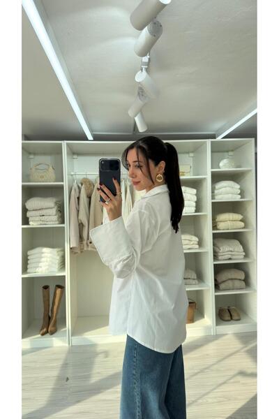 Lady Pixie K Double-Breasted Shirt with Inside Tie Detail