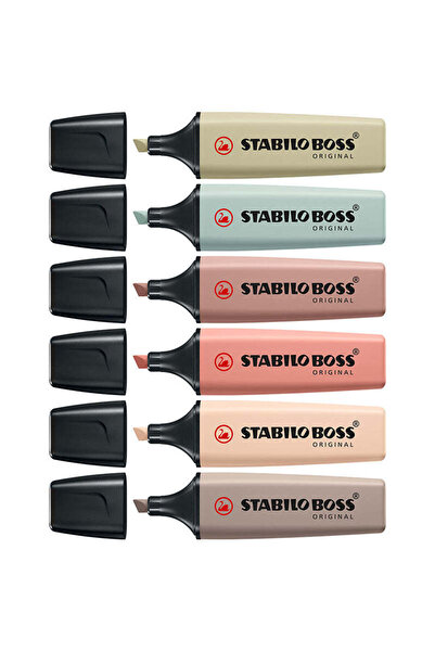 Stabilo Boss Original NatureCOLORS Highlighters, 8 colors (blister)