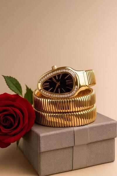 VAS.QUE Yılan Model Snake Kadın Kol Saati