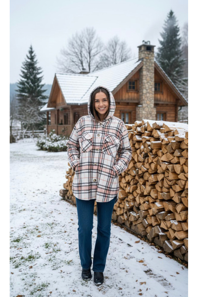 Hugglii 🔥 İthal Kumaş Kapüşonlu Oduncu Gömleği: Tarzınızı Isıtın!